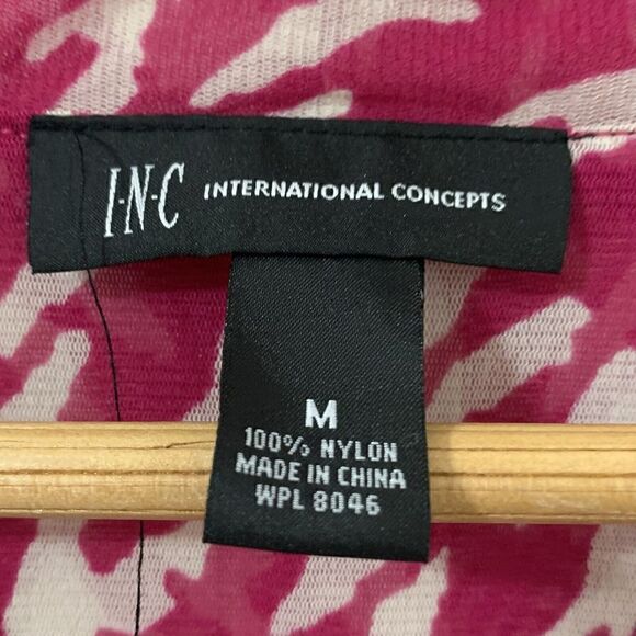 INC Women's Lined Animal Print Tank Top Blouse Medium - Picture 2 of 4